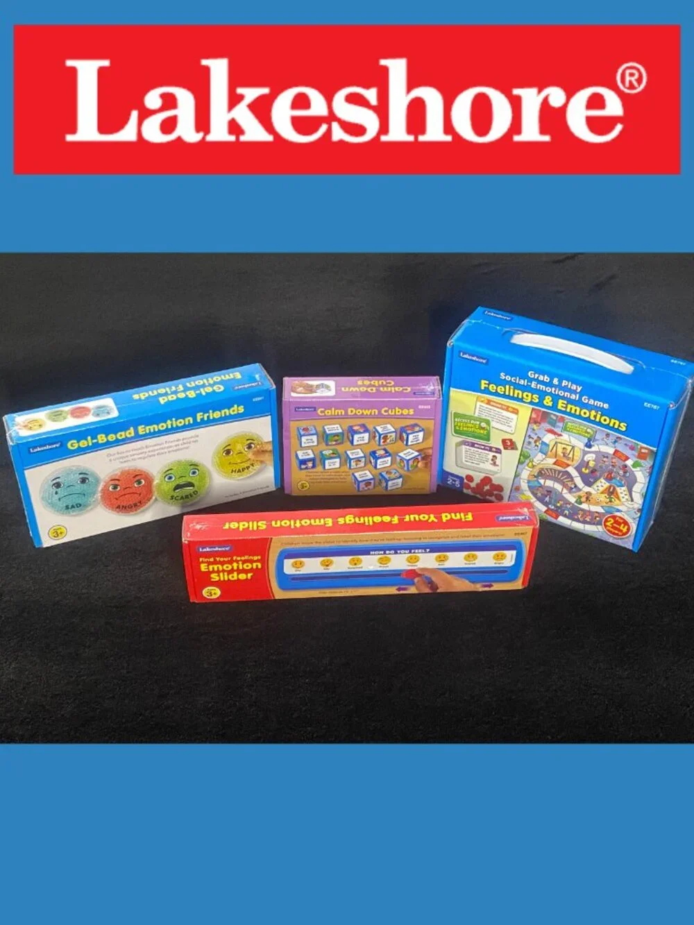 NEW Lakeshore Feelings & Emotional Regulation SEL Bundle – 4 Piece Set